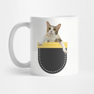 Calico Cat in Pocket Mug